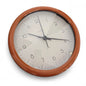Acctim Mid-Century Modern Wall Clock | Retro Burnt Orange Frame