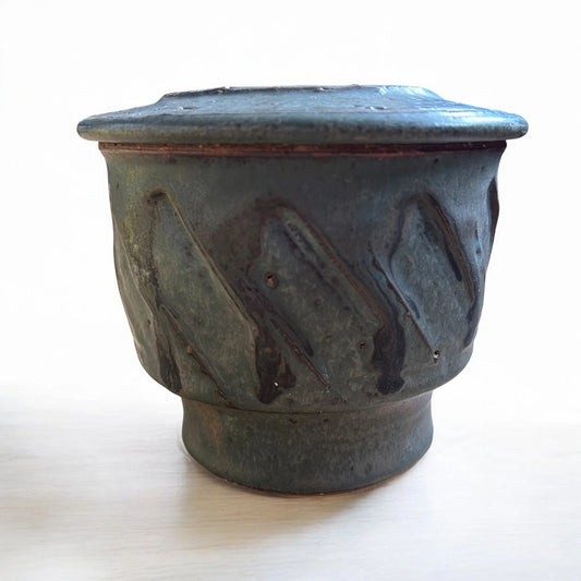 Vintage Studio Pottery by Averil Ainley Lidded Planter Pot