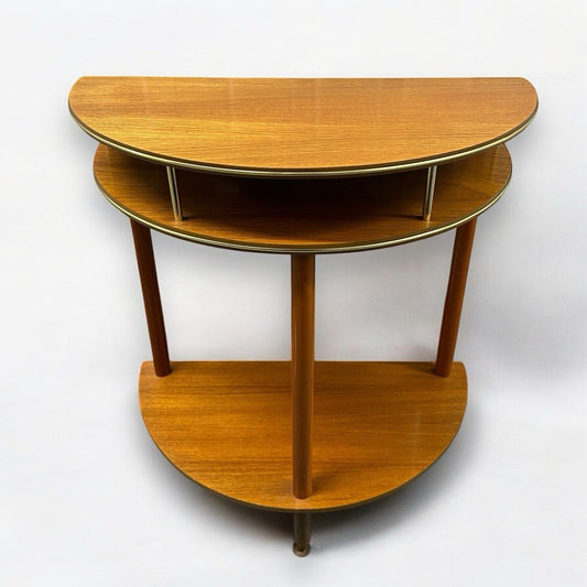 Mid Century Modern Console Table Half Round
