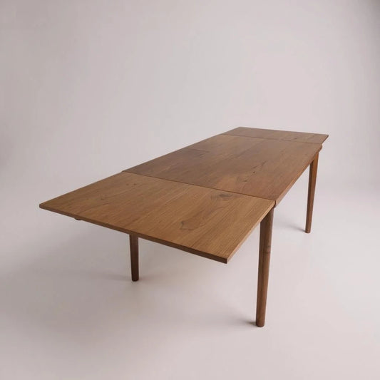 Mid Century Modern HS Møbler Danish Teak Extending Dining Table