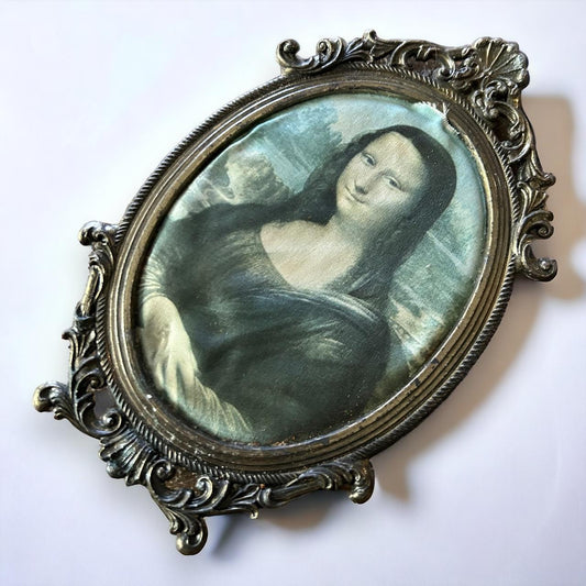 Vintage 1970s Mona Lisa Gilt Frame