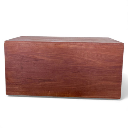 Beaver & Tapley Modular Wall Cabinet – Mid-Century Modern Teak Drop-Front Unit