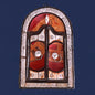 Vintage 1970s Moroccan Window Mirror