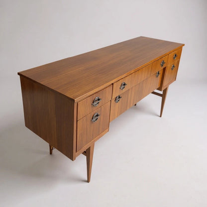 Mid Century Austinsuite Sideboard | Vintage Teak Desk Credenza