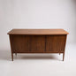 Vanson Teak & Mahogany Sideboard Credenza | Mid Century Modern Vintage Storage Cabinet