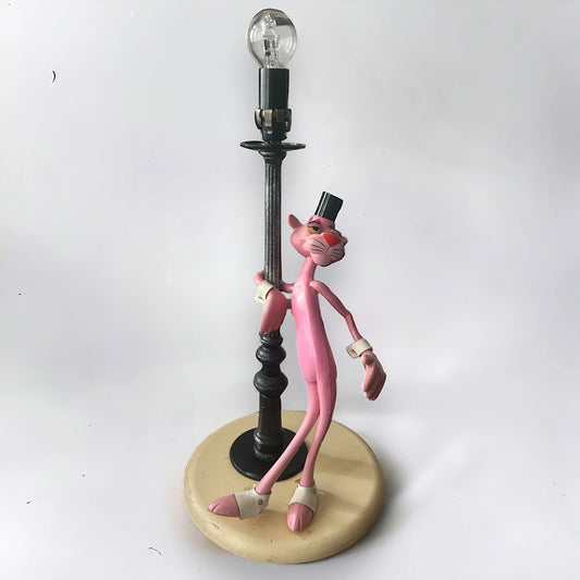 Vintage 1970s Pink Panther Table Lamp