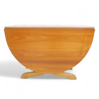 Morris of Glasgow Drop Leaf Dining Table | Mid Century Modern Teak Table