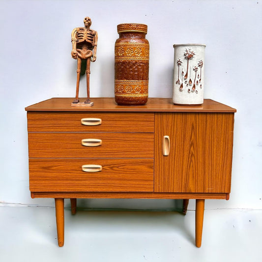 Mid Century Teak Wood Schreiber Sideboard