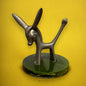 Vintage 1960s Silver Plated Donkey Ring Holder