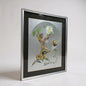 Mid Century Modern Michelle Emblem Poppy Fairy Foil Art Painting