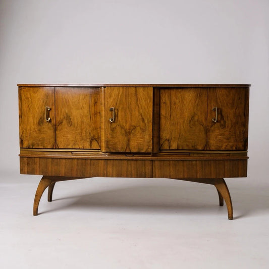 Beautility Cocktail Sideboard, Mid Century Drinks Cabinet, 1950s Vintage Bar Storage