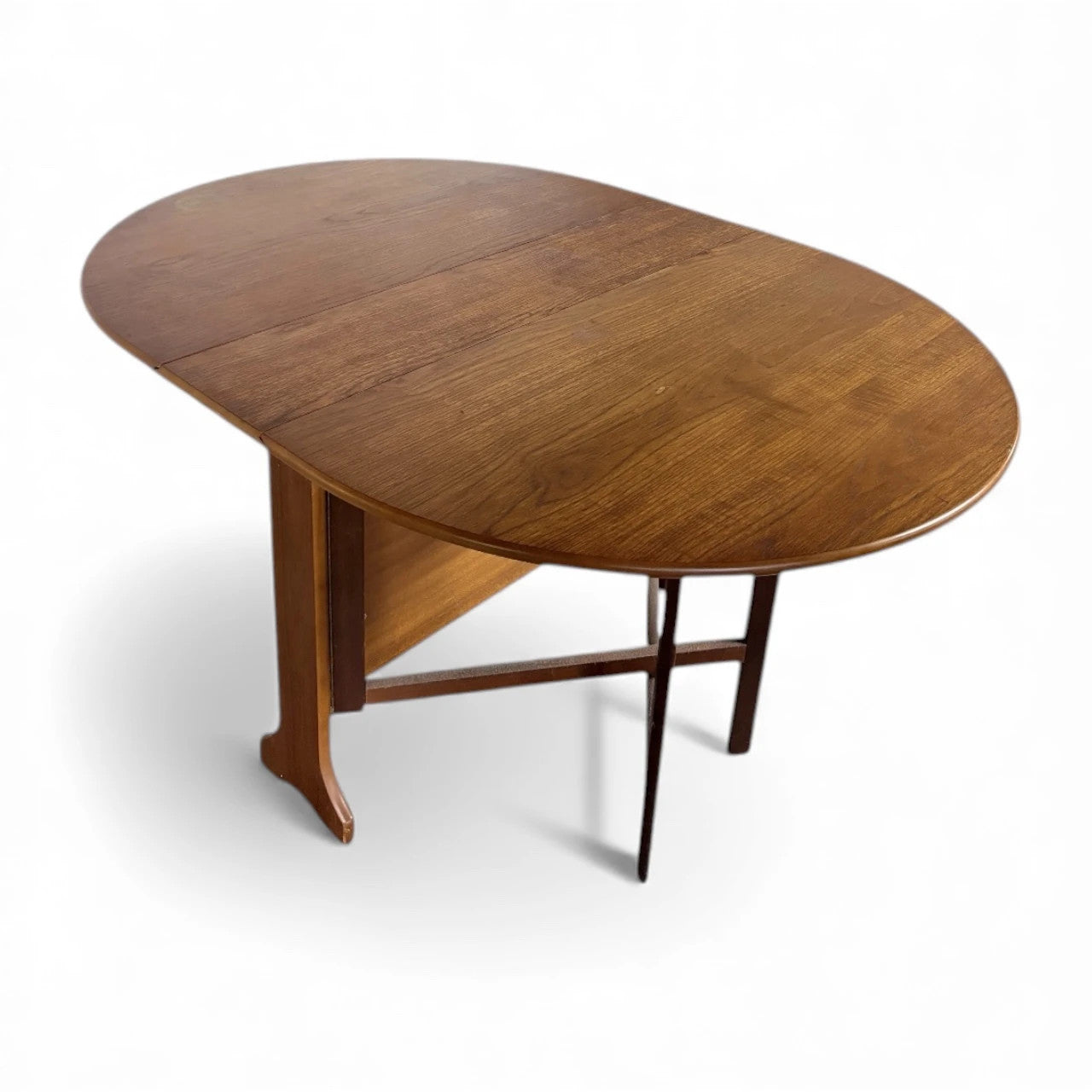 McIntosh Teak Drop-Leaf Dining Table – Mid-Century Folding Table