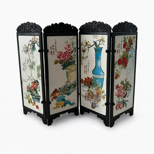 Vintage Chinese Mini Folding Desk Divider