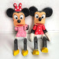 Vintage 1930s Mickey Mouse and Minnie Mouse Wood Puppets