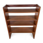 Afromosia Teak Bookshelf | Mid-Century Modern Adjustable Shelving
