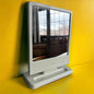 Mid century mint green tilting vanity mirror