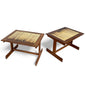 Pair of Vintage Mid-Century Teak & Tile Bedside Tables