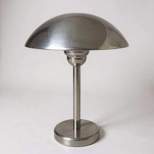 Vintage Ikea Space Age Chrome Mushroom Table Lamp