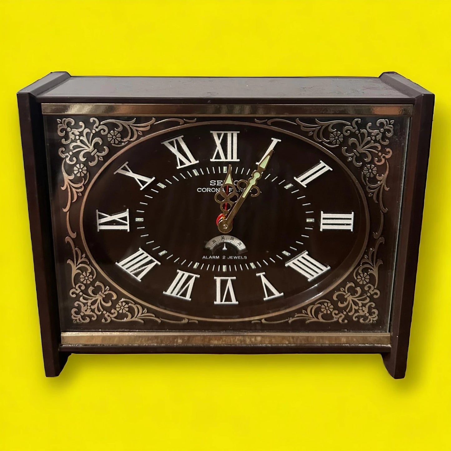 Mid Century Seiko Corona Japanese Alarm Clock