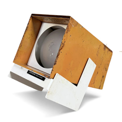 Industrial Desk Lamp – Vintage Pifco Ultra-Ionic Yellow Enamel Adjustable Tilt