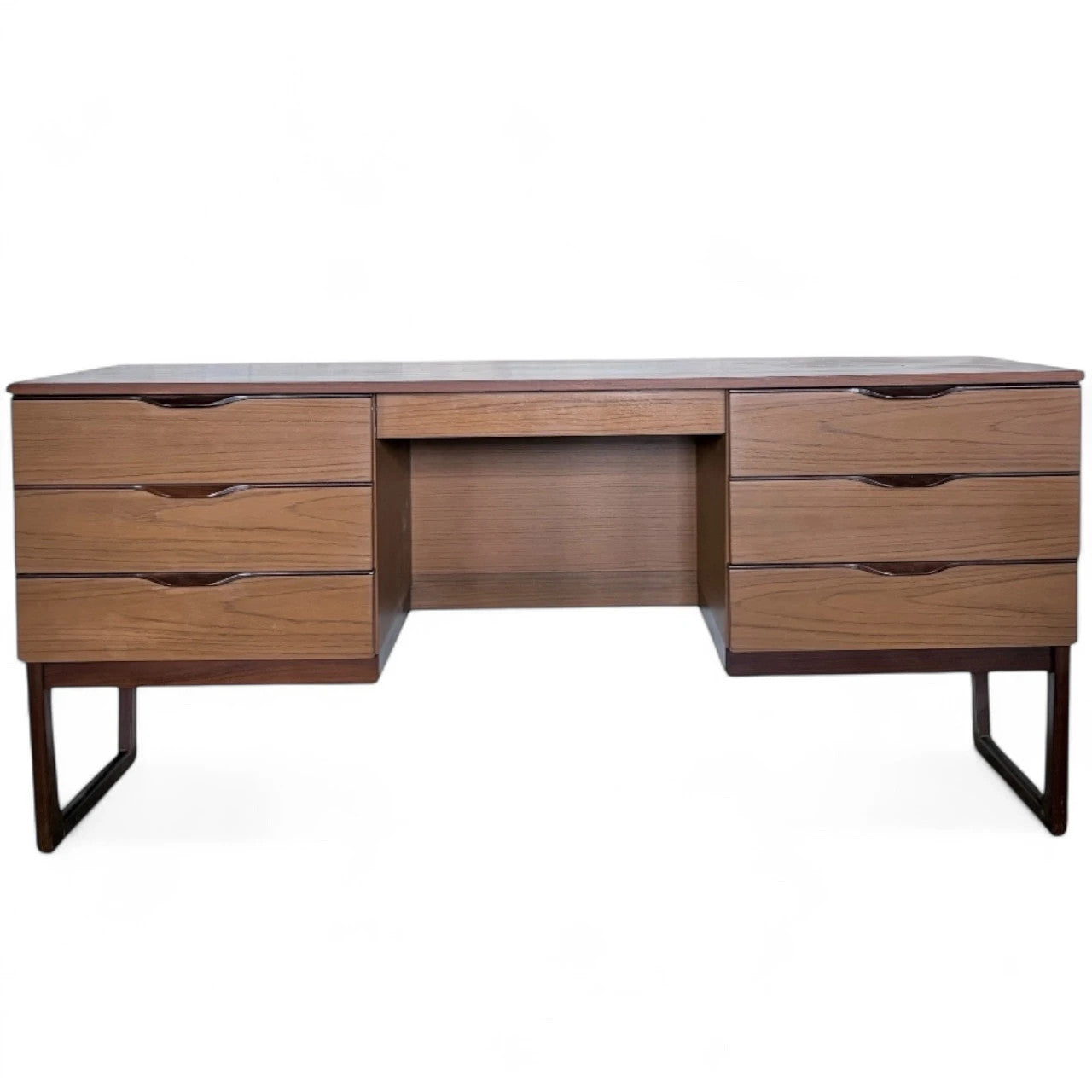 Mid-Century Europa Dressing Table / Desk | 6 Drawers