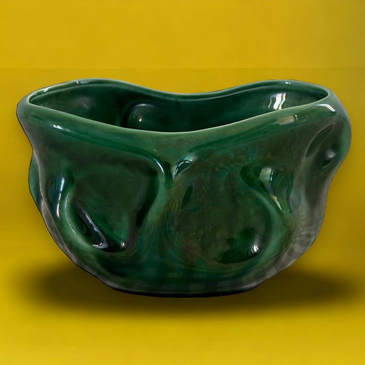 Vintage 1950s Sylvac Green Vase