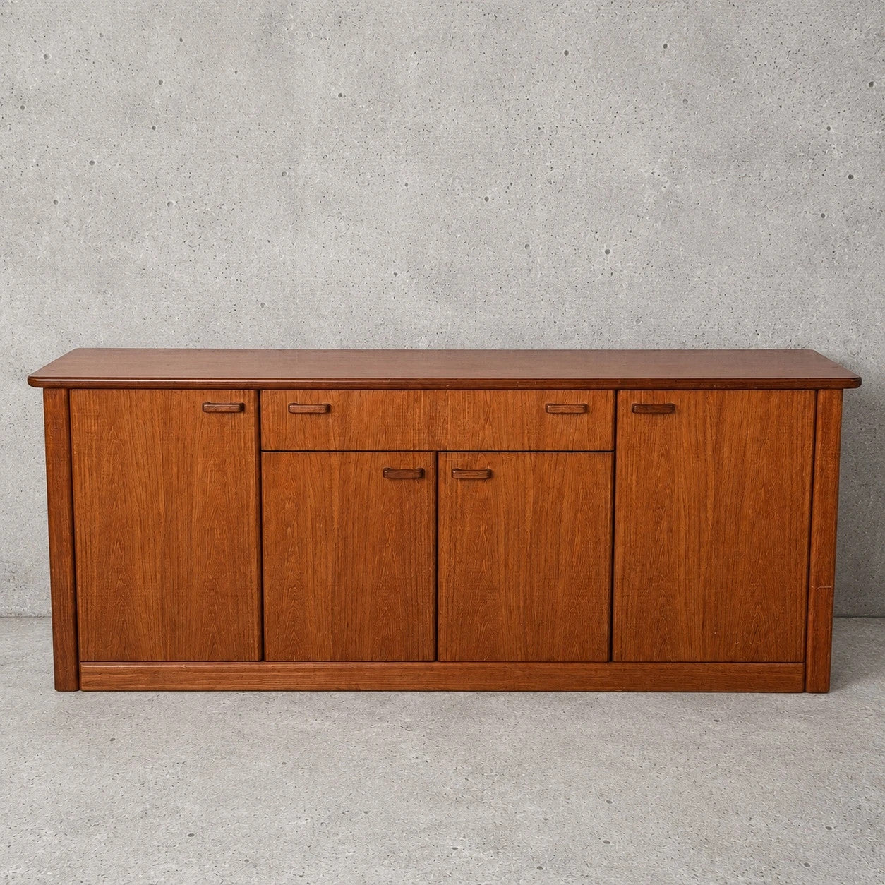 Mid Century G Plan Teak Low Sideboard Credenza Cabinet