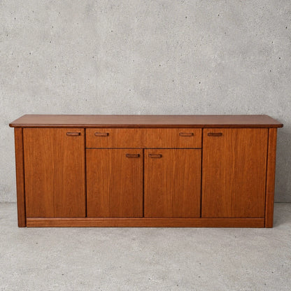 Mid Century G Plan Teak Low Sideboard Credenza Cabinet