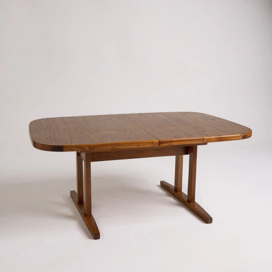 Vintage Danish Mid Century Extending Dining Table – Teak Scandinavian Modern Table