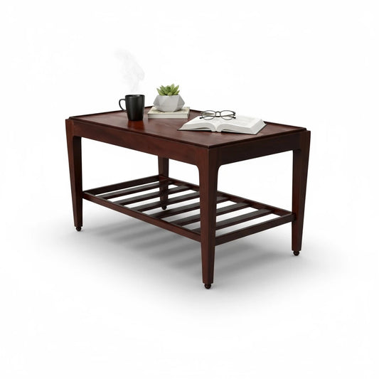 Mid Century Remploy Coffee Table with Shelf | Vintage Teak Side Table