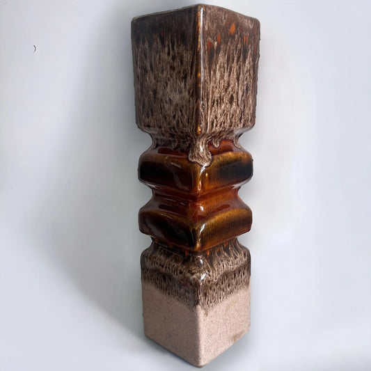 Mid Century Honeyglaze Studio Pottery Vase