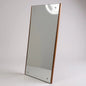 Mid Century Danish Teak Wall Mirror – Long Rectangular Vintage Mirror