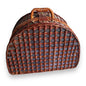 Mid century wicker picnic basket