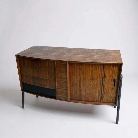 Mid Century Modern Afromosia Teak Sideboard Credenza by Herbert Gibbs