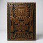Mid Century Carved Wood Viracocha Incan Sculpture Wall Art Decor