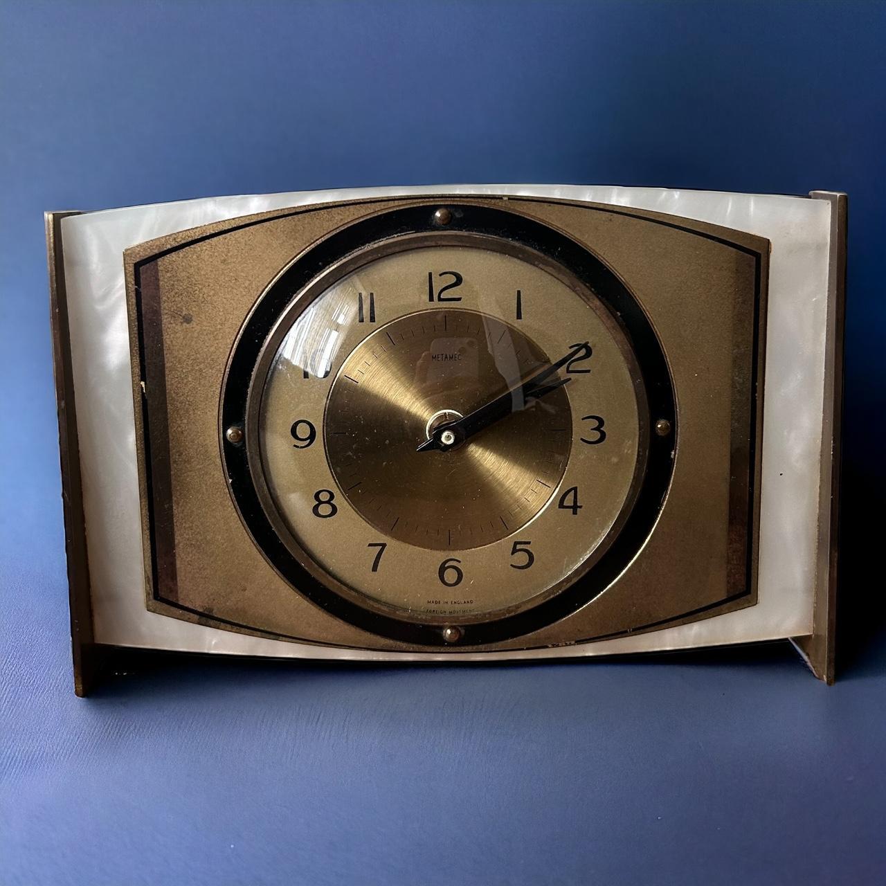 Vintage 1970s Metamec Mantle Clock