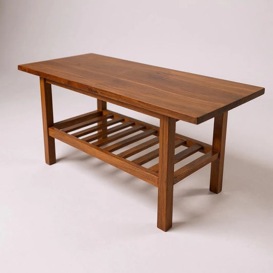 Mid Century Modern Danish Teak Wood Kiaat Coffee Table