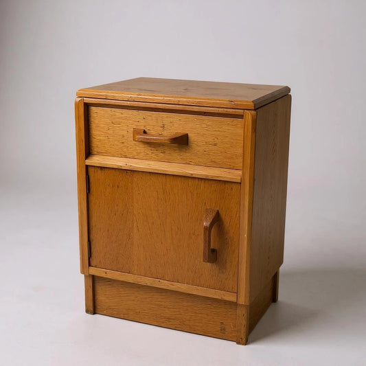 Mid Century Modern E Gomme G Plan Blonde Brandon Bedside Cabinet