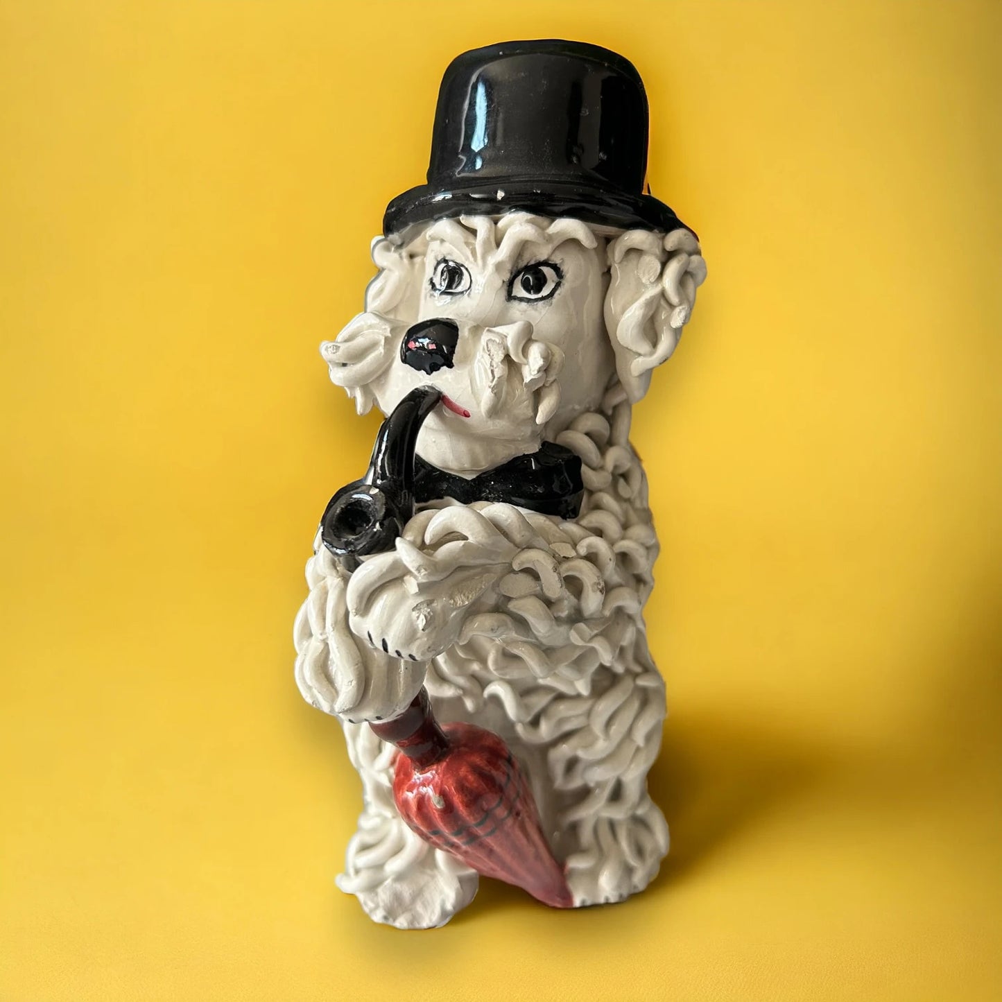 Vintage 1960s Italian Spaghetti Poodle Sculpture