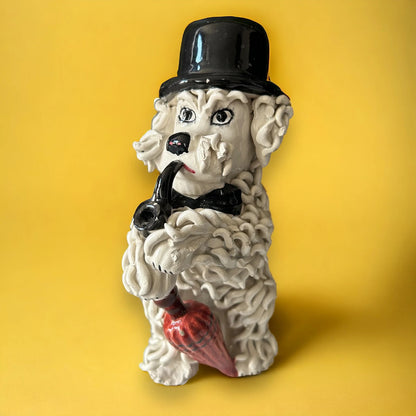 Vintage 1960s Italian Spaghetti Poodle Sculpture