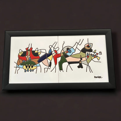 César Manrique, Abstract Artwork, 1970s, Ceramic vintage