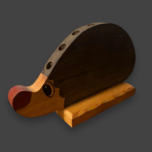 Mid Century Hedgehog Pencil Holder