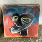 Neo-Expressionist Abstract Portrait Painting | Basquiat Style Vintage Art