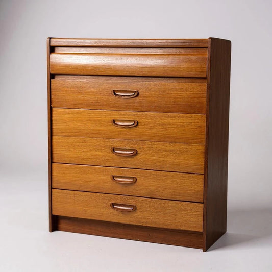 Mid Century Modern William Lawrence Tallboy Chest of Drawers