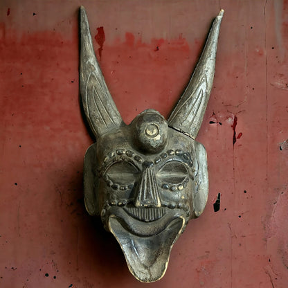Vintage 1970s Demon Wall Mask