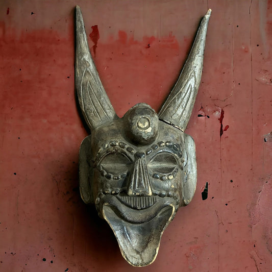 Vintage 1970s Demon Wall Mask