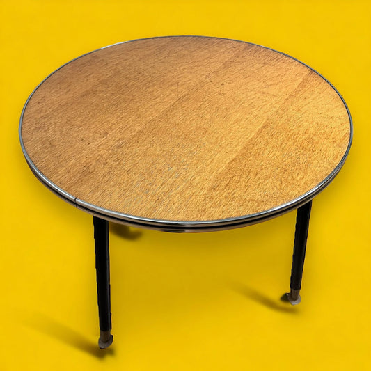 Mid Century Formica Round Table
