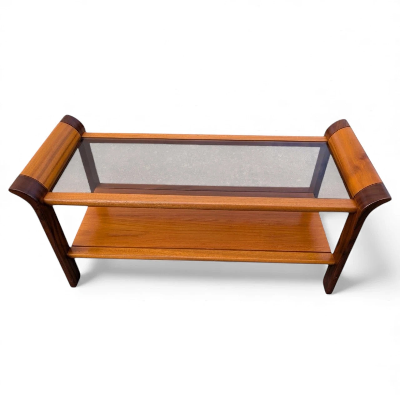 Nathan Smoked Glass Coffee Table – Mid-Century Modern Design