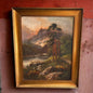 Vintage 1920s Frank Hider Victoria Era Nature Oil Painting