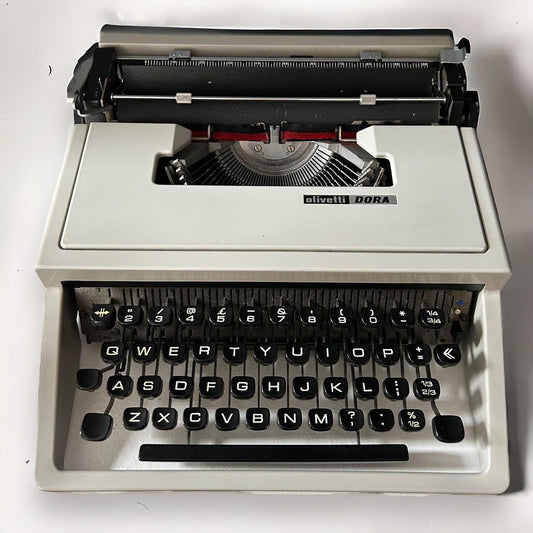 Vintage 1970s Olivetti Dora Typewriter